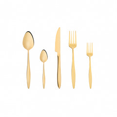 Karaca Ilıca Gold 30 Pieces 6 Person Cutlery Set