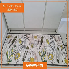 Kitchen Carpet  White