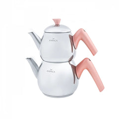 Karaca Mercury Small Rose Teapot Set